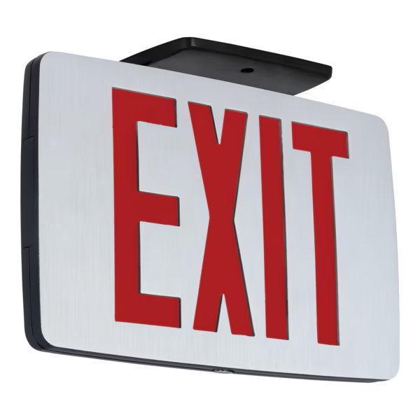 LED Die-Cast Exit Sign, CCESR, Compass, Mfr#: CCESR