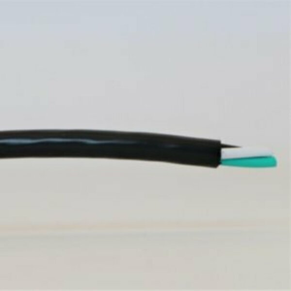 UL SJT Portable Cord, 16 AWG, 26 Strand, 3C, PVC, Black, Sold by the FT, Ascent, Mfr#: SJT1603-0/105C