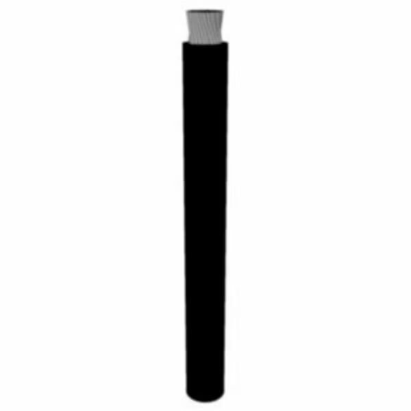 1 AWG, UL 1284 Lead Wire, 259 Strand, 105C, 600V, Tinned copper, PVC, Black, Sold by the FT, Badger Wire, Mfr#: 1284-1T259-74-0