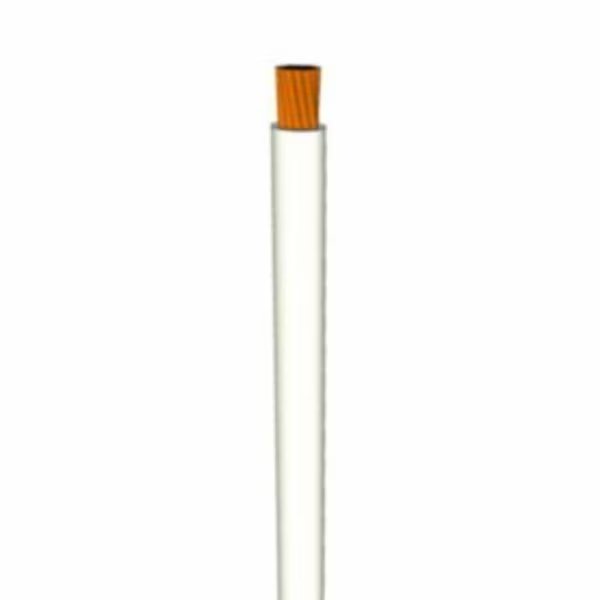 22 AWG, UL 1015 Lead Wire, 7 Strand, 105C, 600V, Bare copper, PVC, White, Sold by the FT, Ascent, Mfr#: 1015/22B07-9ASC