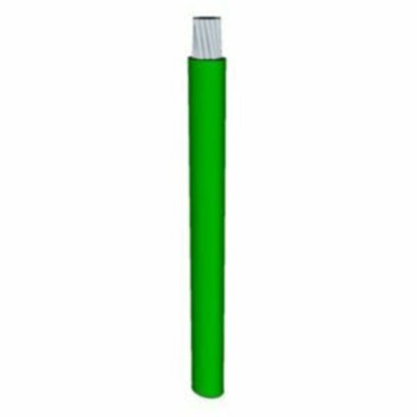 14 AWG, UL 1581 Lead Wire, 41 Strand, 105C, 600V, Tinned copper, PVC, Moss green, Sold by the FT, Southwire, Mfr#: F140751242