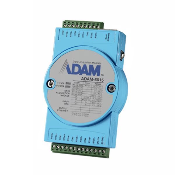 7-Ch Rtd Input Module, Advantech, Mfr#: ADAM-6015-DE