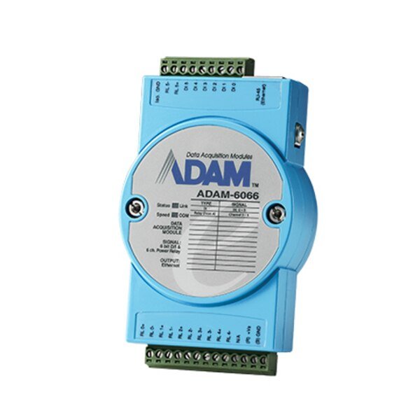 6 Do/6 Di Power Relay Module, Advantech, Mfr#: ADAM-6066-D