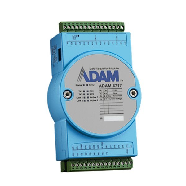 Compact Intelligent Gateway With Analog, Advantech, Mfr#: ADAM-6717-A