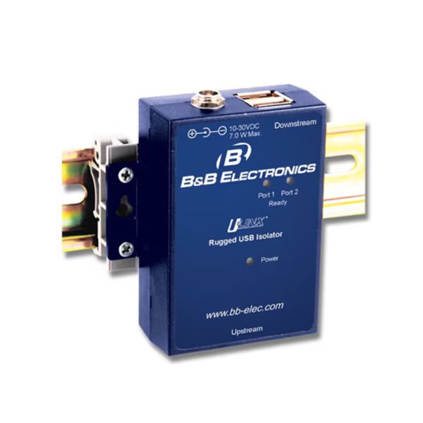 Usb To Usb 2 Port Isolator / Hub - 4Kv, Rugged, Advantech, Mfr#: BB-UHR402