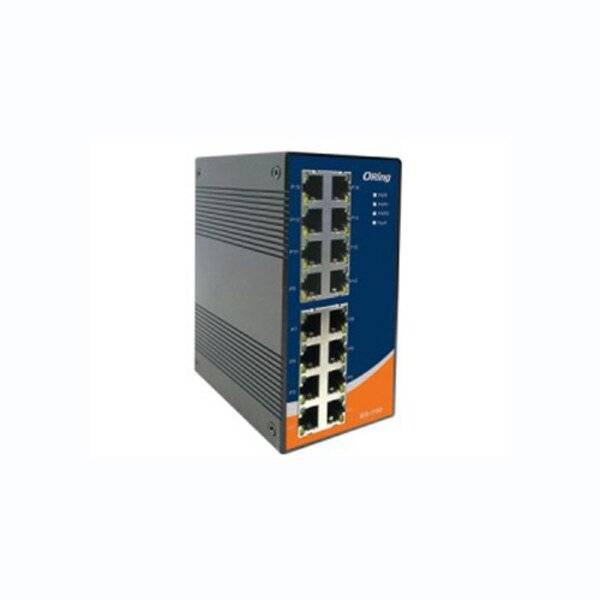 Rugged 16x 10/100TX (RJ-45), IES-1160, Oring Networking, Mfr#: IES-1160