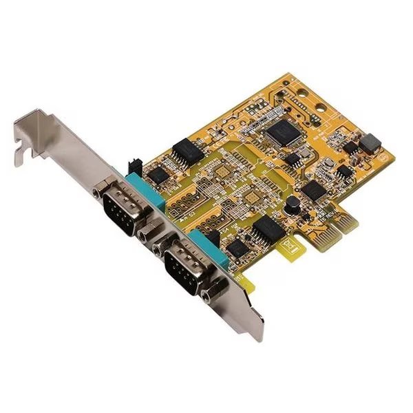 2-Port RS232/422/485 PCI Express Card w/Surge and Isolation, Antaira, Mfr#: MSC-202C-SI
