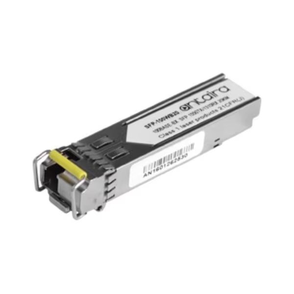 155Mbps SFP Transceiver WDM-B, Single Mode 20KM / LC / TX:1550nm RX:1310nm, -40ºC~85ºC, Antaira, Mfr#: SFP-100WB20-T