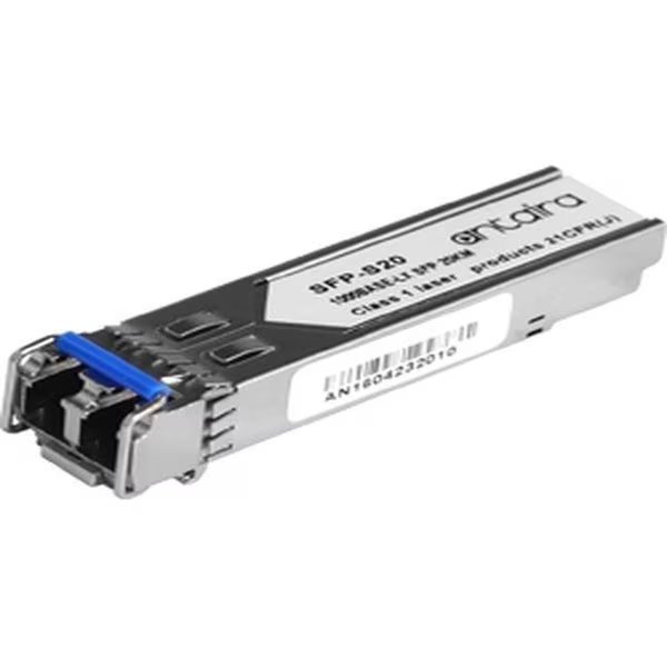 1.25Gbps Ethernet SFP Transceiver, Single Mode 20KM / LC / 1310nm, -40ºC~85ºC, Antaira, Mfr#: SFP-S20-T