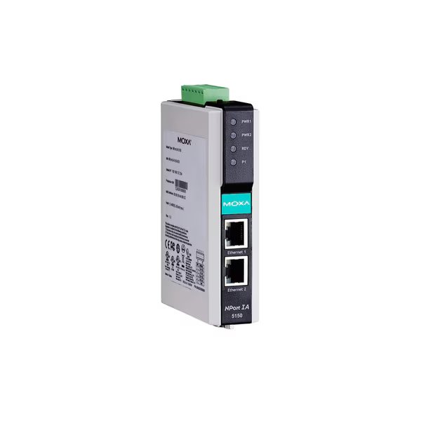 1Port Rs-232/422/485 Serial Dvc Srvr, 10/100Mbaset (Rj45), Nport Ia-5150, Moxa, Mfr#: NPort IA-5150