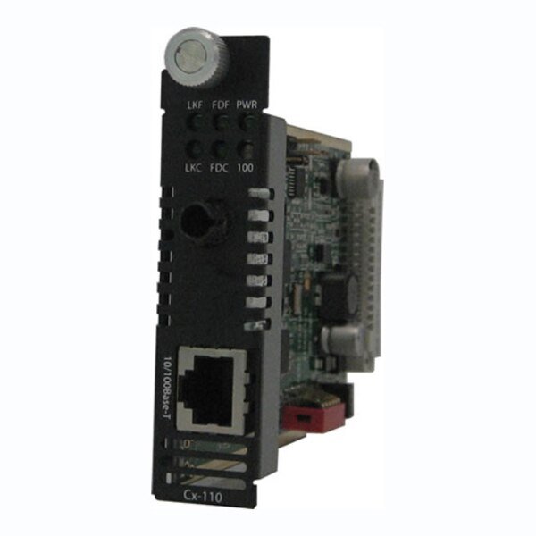 C-110-M1St2D Media Converter, Perle Systems, Mfr#: 05041840