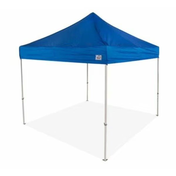 DS Kit 10 FT x 10 FT  Steel Canopy, 500D Top Blue, and Roller Bag, Impact Canopy, Mfr#: 283140003