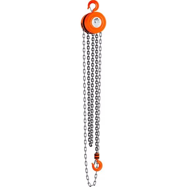 CM Series 622 Hand Chain , 30Ft Lift, 1 Ton Cap., Columbus Mckinnon., Mfr#: 2264A