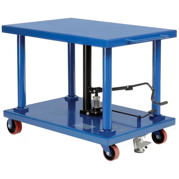 Work Positioning Post Lift Table Foot Control, 48x32 Platform, 6000 Lb. Capacity, Global Industrial, Mfr#: 232068