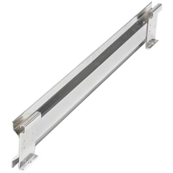 Chrome Bin Rail, Steel, 24L x 3-1/4H, Nexel, Mfr#: 331511
