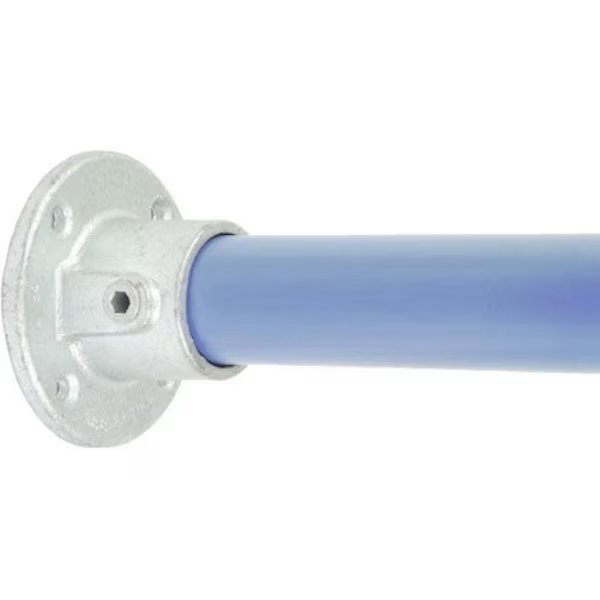 Round Flange Galvanized Iron Pipe Fittings- Fits -3/4 Schedule 40 Pipe, Kee Klamp, Mfr#: 61-5