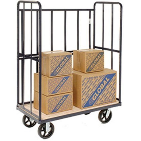 High End Wood Shelf Truck, 2400 Lb. Capacity, 60L x 30W x 64H, Global Industrial, Mfr#: 585292