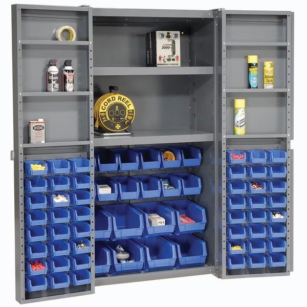 38 in W, 72 in H, 24 D, Global Industrial, Mfr#: 662138BL