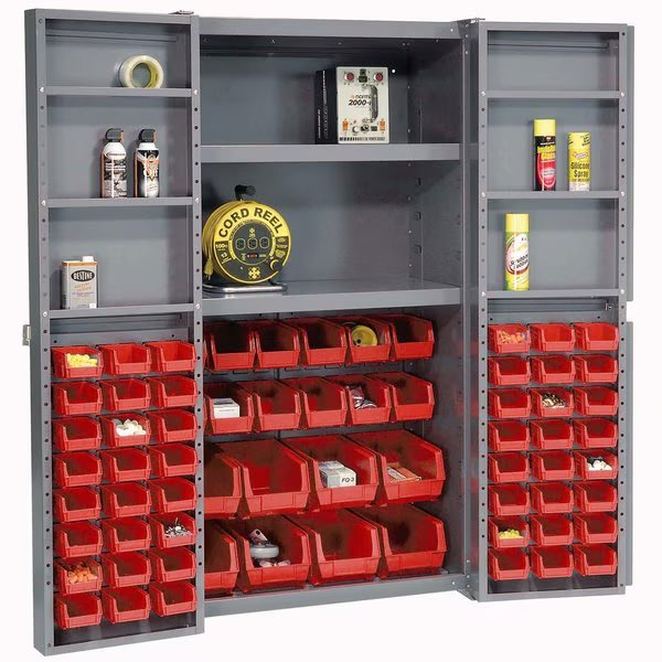 38 in W, 72 in H, 24 D, Global Industrial, Mfr#: 662138RD