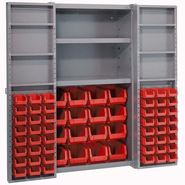 38 in W, 72 in H, 24 D, Global Industrial, Mfr#: 662150RD