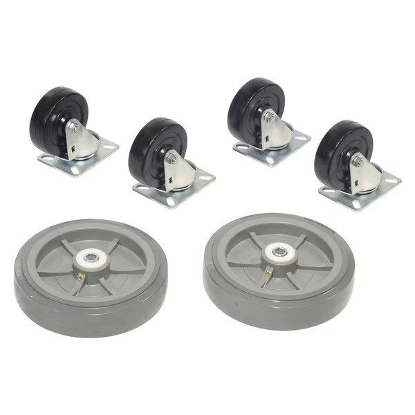 Caster Kit for Global Wood & Steel Deck Narrow Aisle Platform Trucks, Global Industrial, Mfr#: 330CP47