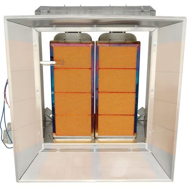 Natural Gas Heater Infrared Ceramic, 60000 Btu, Sunstar, Mfr#: SG6-N