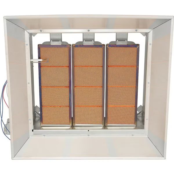 Natural Gas Heater Infrared Ceramic, 100000 Btu, Sunstar, Mfr#: SG10-N