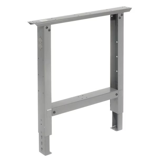 Adjustable Height Leg For 30 Benches, 27-7/8 To 35-3/8, Gray, Global Industrial, Mfr#: 249507