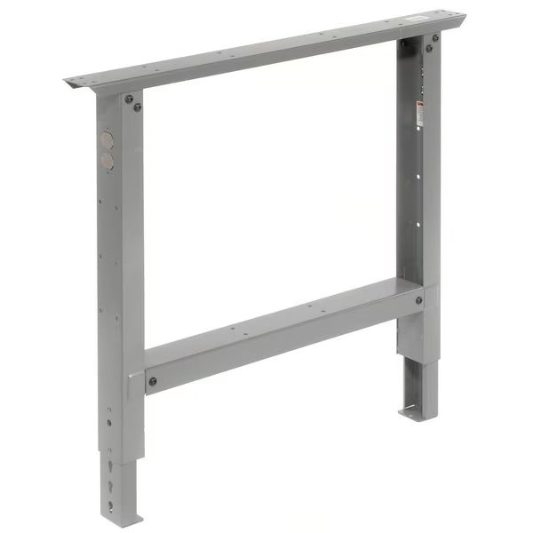 Adjustable Height Leg For 36 Benches, 27-7/8 To 35-3/8, Gray, Global Industrial, Mfr#: 249508