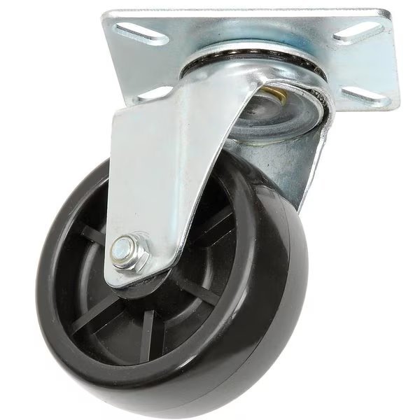 4 Plastic Caster & Hardware for 1 Cubic Yard Standard Tilt Trucks, Global Industrial, Mfr#: RP1010