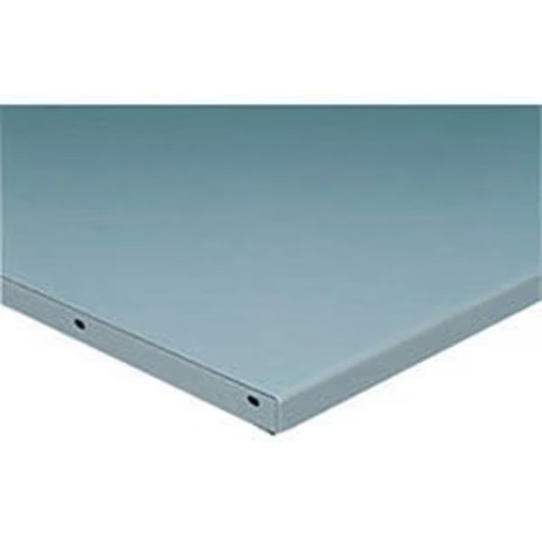 Workbench Top - Steel Square Edge, 12 Gauge Steel, Gray, 72 W x 36 D x 1-3/4 Thick, Global Industrial, Mfr#: 253CP88