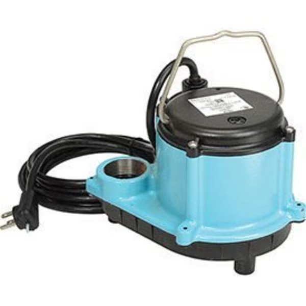 6-CIA Submersible Sump Pump - 8'L Cord, Little Giant, Mfr#: 506158