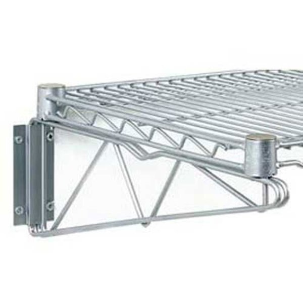 Silver Epoxy Single Arm Shelf Bracket, 18in, Nexel, Mfr#: AB18EP