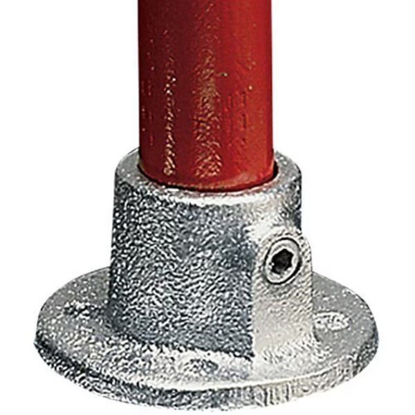Round Flange Galvanized Iron Pipe Fittings- Fits 2 Schedule 40 Pipe, Kee Klamp, Mfr#: 61 9