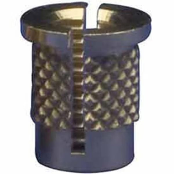 Press Insert, #4-40 Int Thrd Sz, 0.188 in L, Brass, E-Z Lok, Mfr#: 260-004-RS