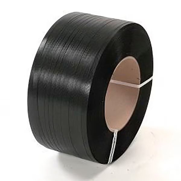 Polyester Strapping, 5/8W x 4000'L x 0.040 Thick, Black, Global Industrial, Mfr#: 422832