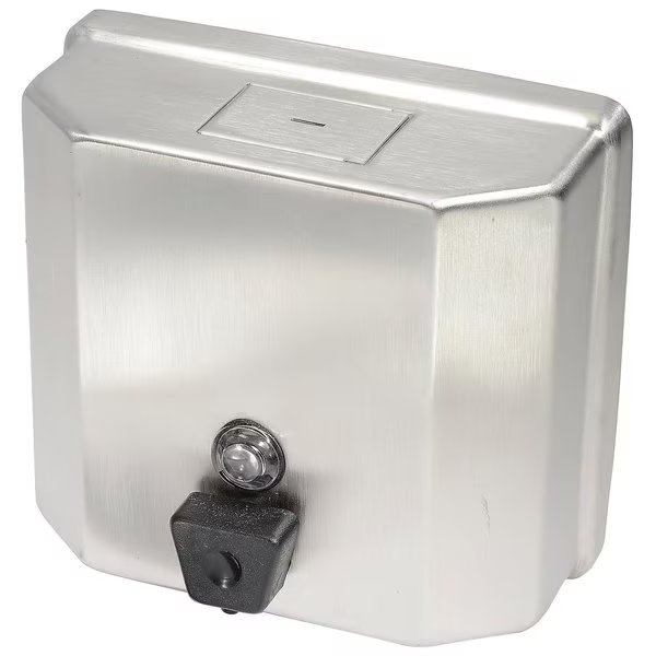 Wall Mount Manual Profile Liquid Soap DispenserStainless, Frost, Mfr#: 711