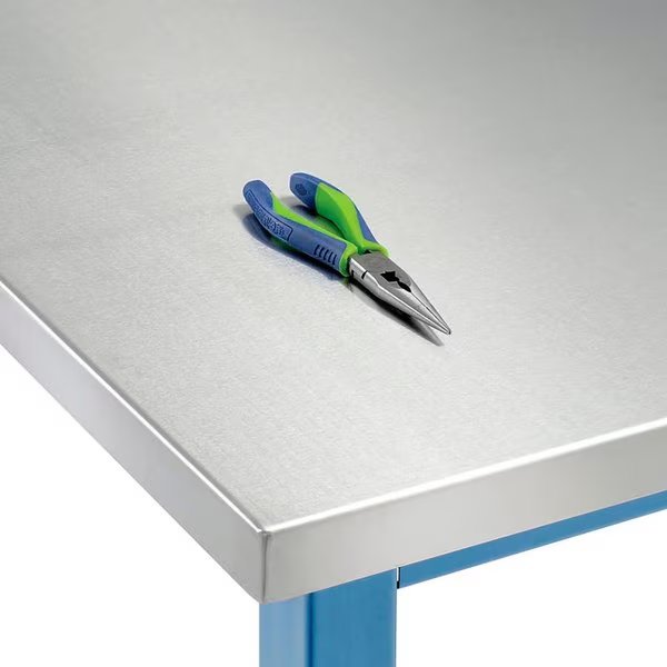 Workbench Top, Stainless Steel Square Edge, 72W x 36D x 1-1/2 Thick, Global Industrial, Mfr#: B835920