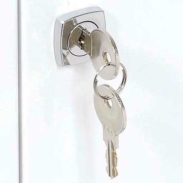 Replacement Lock Set With Keys for  Medicine Cabinet Model 269940, Global Industrial, Mfr#: RP9052