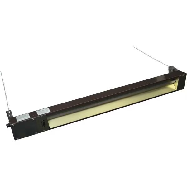 Indoor/Outdoor Quartz Electric Infrared Heater 120V 1500W Brown, Tpi, Mfr#: OCH46120VE