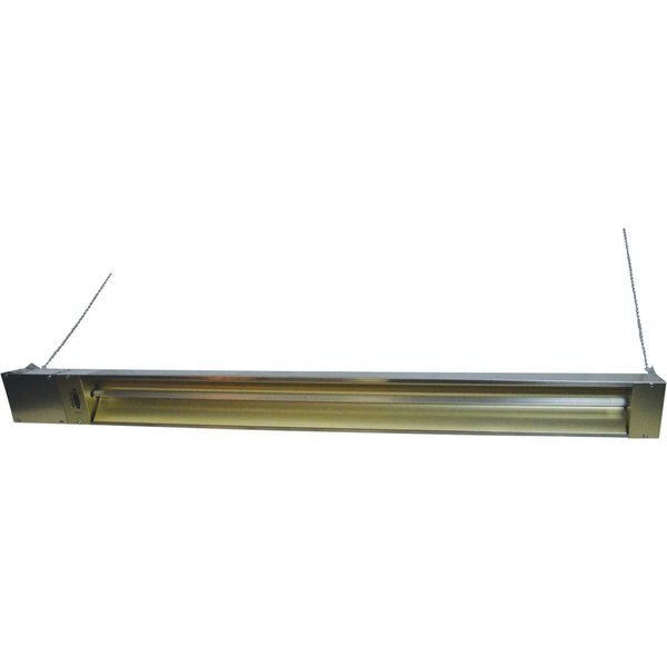 Indoor/Outdoor Quartz Electric Infrared Heater 240V 3000W Stainless Steel, Tpi, Mfr#: OCH57240VSSE