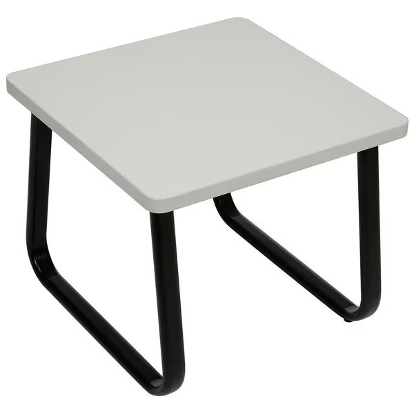 Square Coffee Table, Gray Top, 20 x 20, Global Industrial, Mfr#: 238410GY
