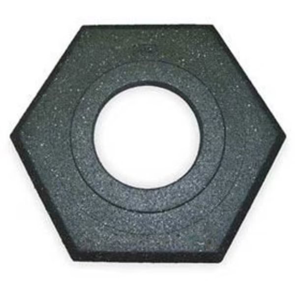 Rubber, 3 in H, 15 in L, 14 in W, Black, Cortina Safety Products, Mfr#: 03-752-16#