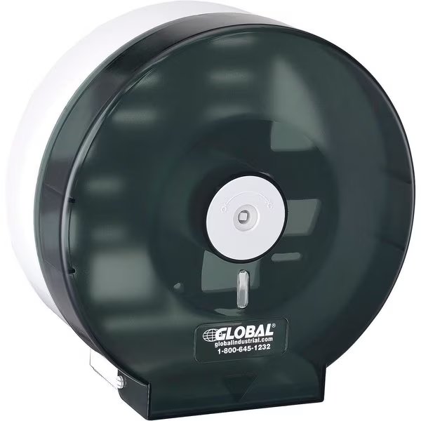 Plastic Jumbo Bathroom Tissue Dispenser, One 9 Roll, Global Industrial, Mfr#: 640904