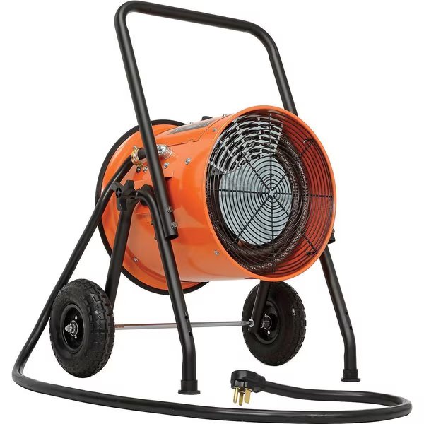 Portable Salamander Heater with 8'L Cord, 240V, 10KW, Global Industrial, Mfr#: 653558