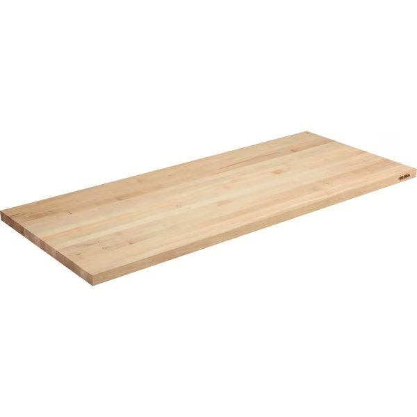 1-3/4 Butcher Block Maple Top, 120W x 30D, Square Edge, Global Industrial, Mfr#: B2047985