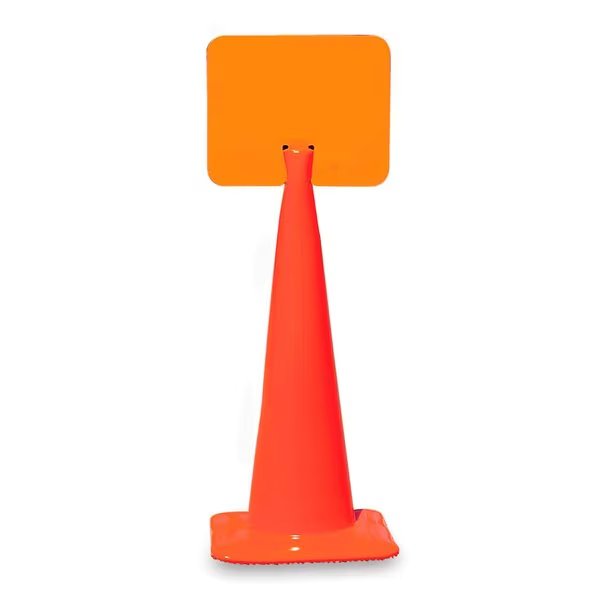 10 in H, 14 in W, Orange, Cortina Safety Products, Mfr#: 03-550-BLCH