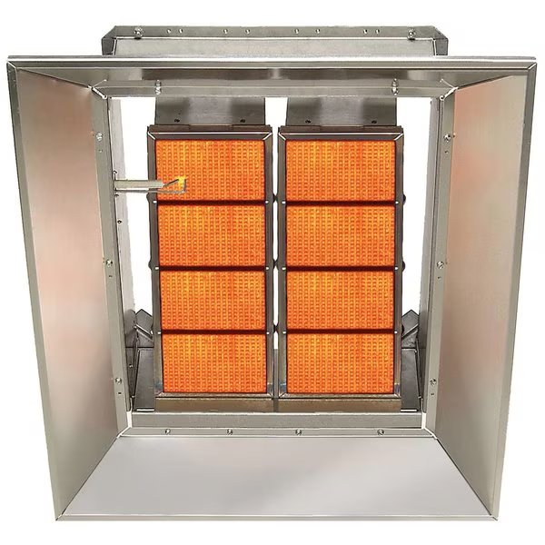 Natural Gas Heater Infrared Ceramic, 80000 BTU, Sunstar, Mfr#: SG8-N
