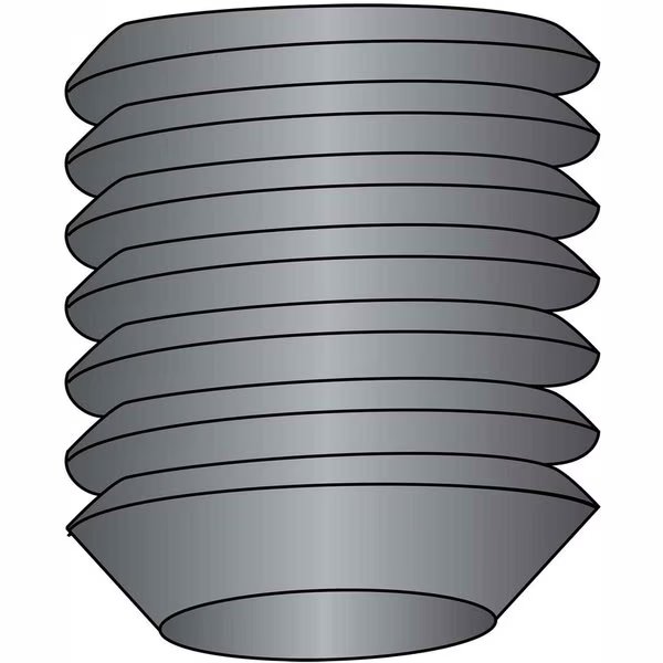 Socket Set Screw, 10-32 x 1/4, Cup Point, Steel, Black Oxide, Fine, 100PK, Brighton-Best, Mfr#: 101273******