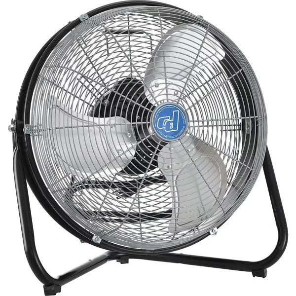 Industrial 18 Internal Orbital Floor Fan, 3,980CFM, 1/40HP, Cd, Mfr#: SFD2-450B